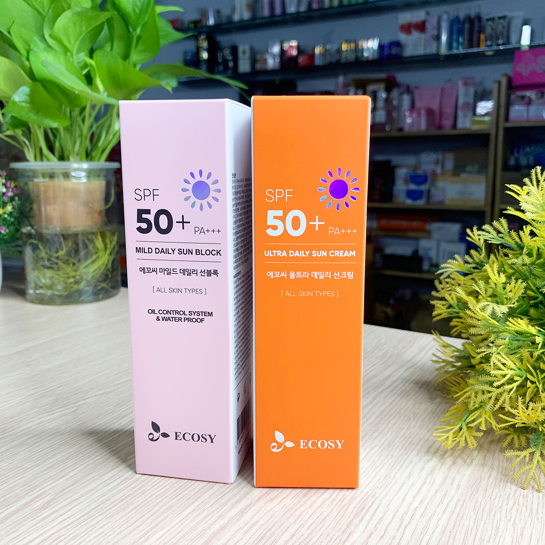 KEM CHỐNG NẮNG ECOSY MILD DAILY SUN BLOCK HÀN QUỐC