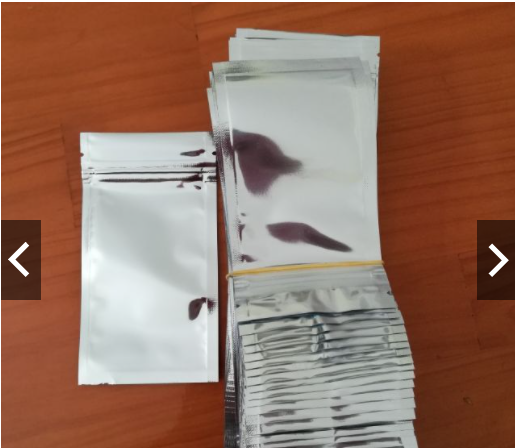 [HCM]Túi zip bạc 7*13 - 1 mặt trong 1 mặt bạc