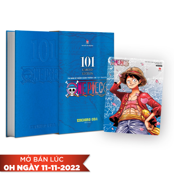 Fahasa - one piece tập 101: “siêu sao thượng đài” - bản bìa cứng - limited edition - tặng kèm postcard pvc