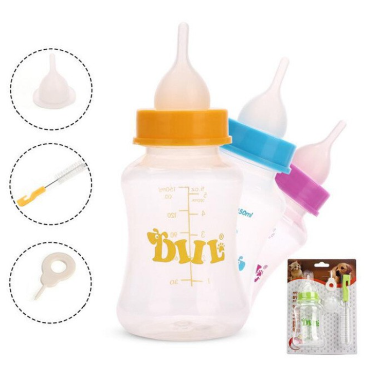 Bình sữa cho chó mèo Pet bottles Diil 150ml - Bình ti cho chó mèo 180ml