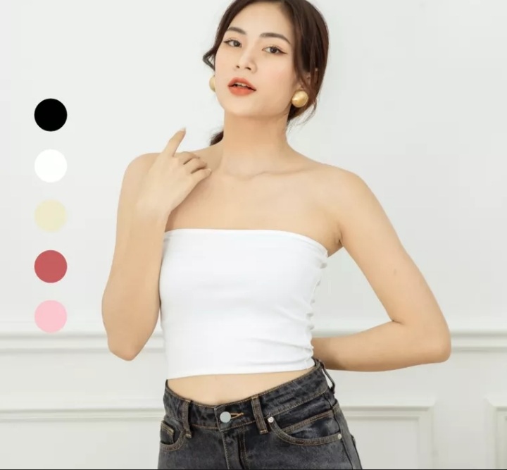 Áo ống borip thun co dãn frresize , áo bra không dây cực hót, không có mod ngực