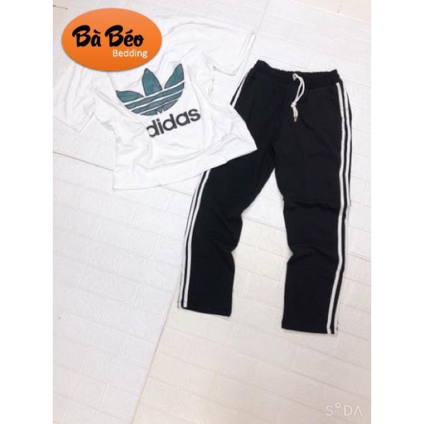 Bộ thể thao siêu hót in logo Ds bà béo Bedding
