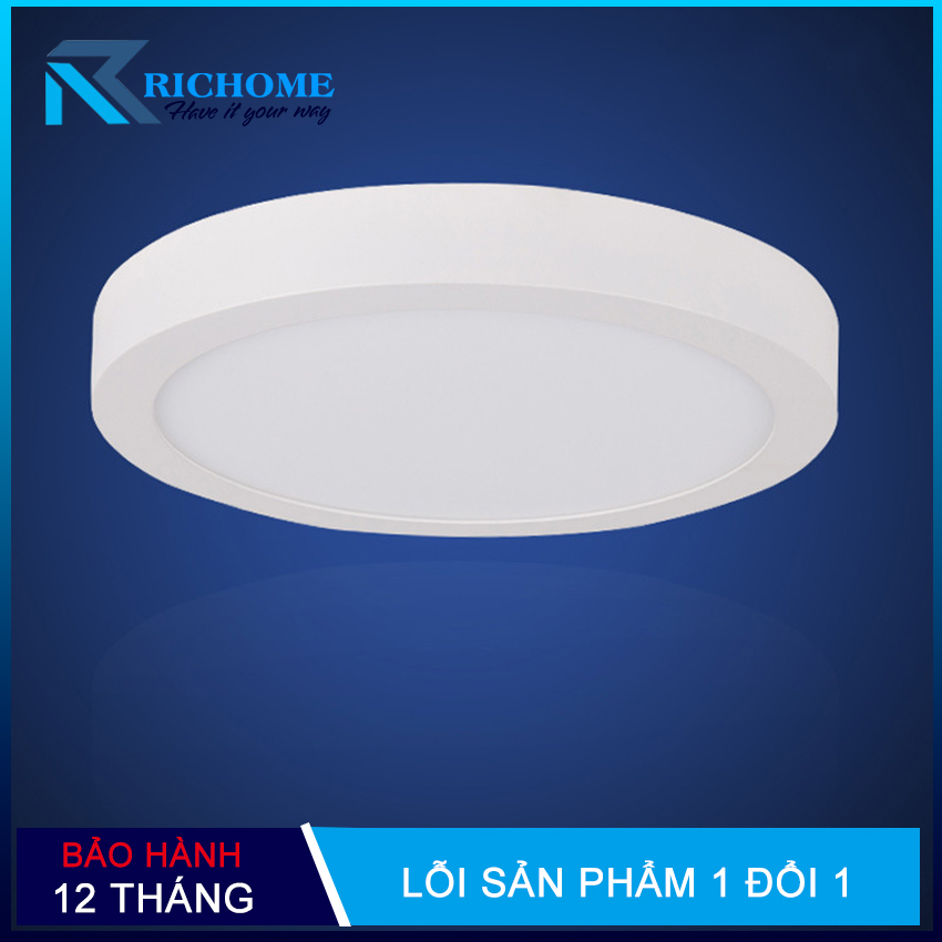 Đèn led ốp trần nổi 24W tròn sáng trắng