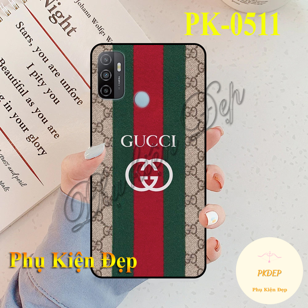 [HCM]Ốp lưng Oppo A53/ A32 2020- Ốp dẻo đen lưng cứng in hình Họa tiết Gu Chị siêu sang