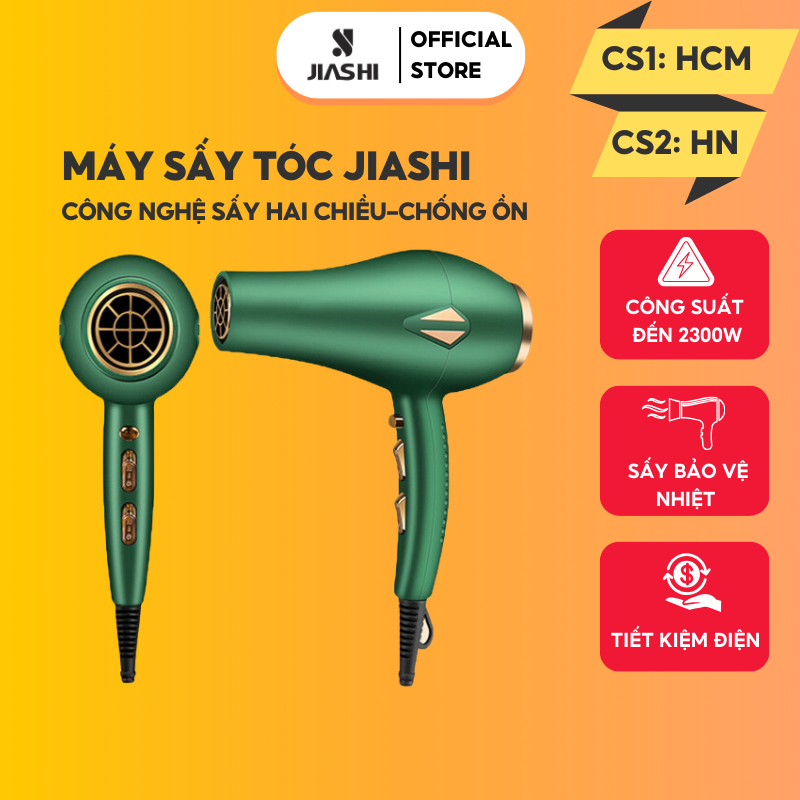 Máy sấy tóc tạo kiểu jiashi 2300w chống ồn công nghệ sấy nano sấy 2 chiều hàng nội địa cao cấp mst01
