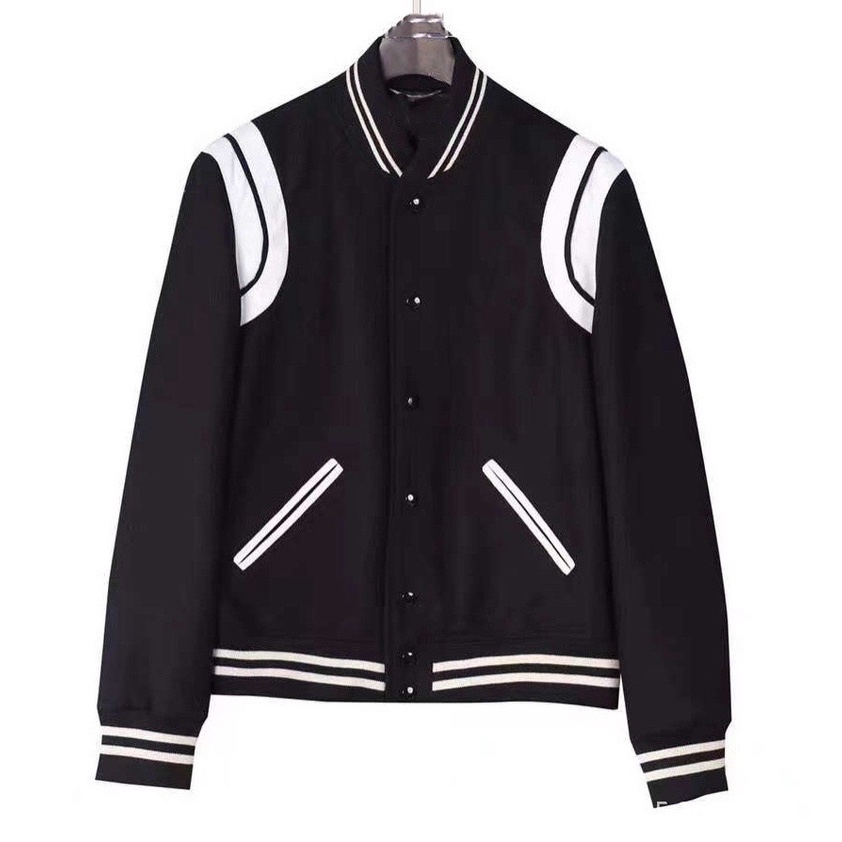 Áo khoác bomber nam nữ☸ Áo bomber áo khoác nỉ thân đen viên vai trắng teddy cực chất cho nam nữ