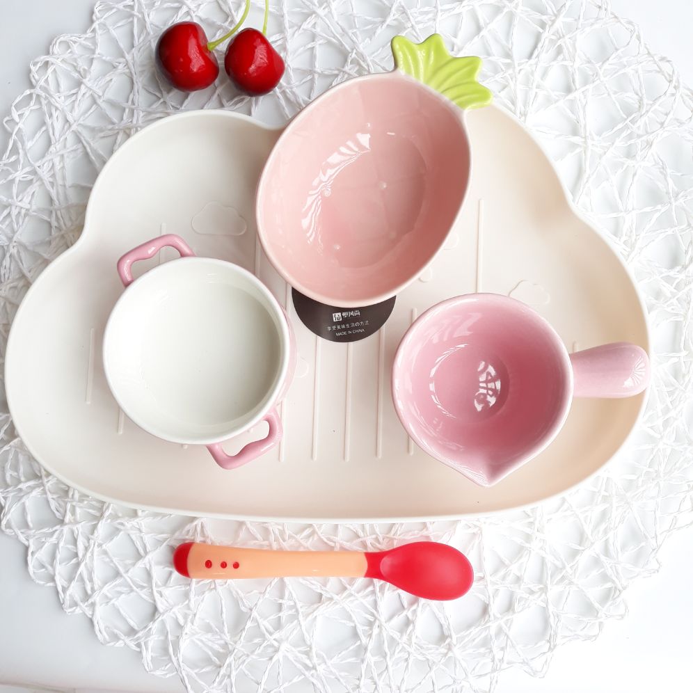 Khay ăn dặm hình đám mây cho bé