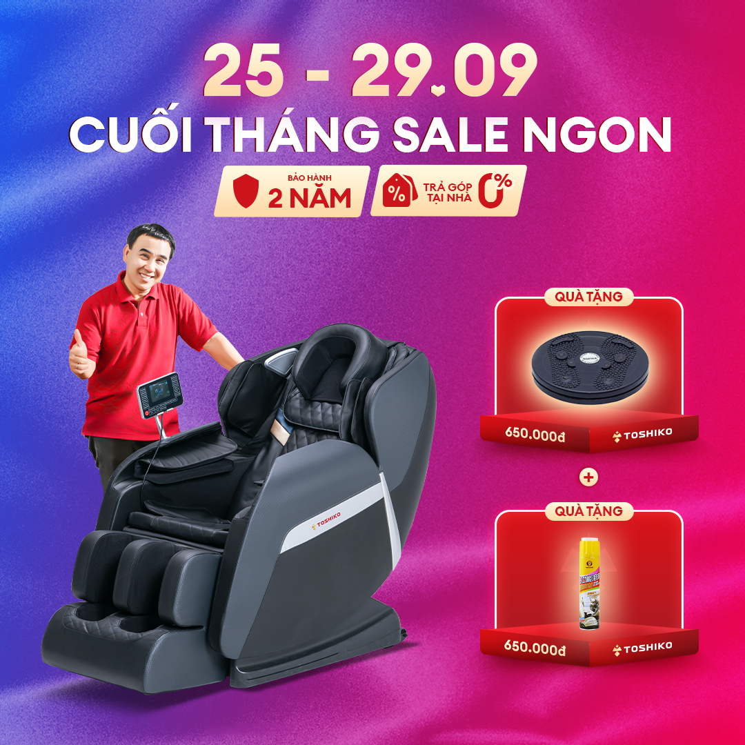 Ghế Massage Toàn Thân Đa Năng Toshiko T21 PRO điều khiển ghế bằng giọng nói tiếng Việt Chức năng massage tổ hợp 15 bài theo công nghệ tiên tiến nhiệt hồng ngoại