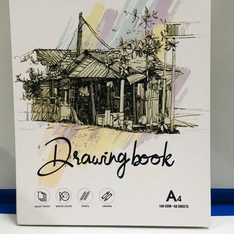 Sổ vẽ màu nước a4 Sakura 50 tờ 160gsm