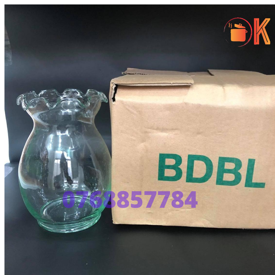 Bể thủy tinh, bể cá thủy tinh, hồ thuỷ sinh, hồ cá mini tròn miệng bèo, chậu trồng cây thủy canh, thủy sinh (TẶNG 400 hạt nở) TP-BDBL20