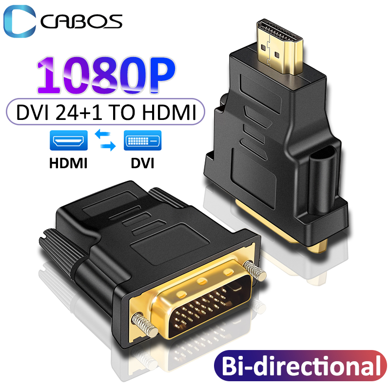 Bộ Chuyển Đổi Cáp DVI Sang HDMI HD 1080P Đầu Nối DVI 24 1 Đực Sang HDMI