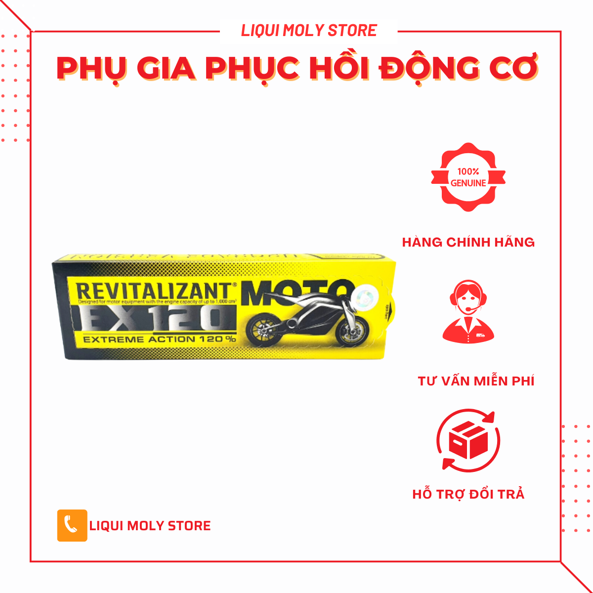Phụ gia phục hồi động cơ Xado Revitalizant Ex120 4ML - Nhập khẩu Ukraina