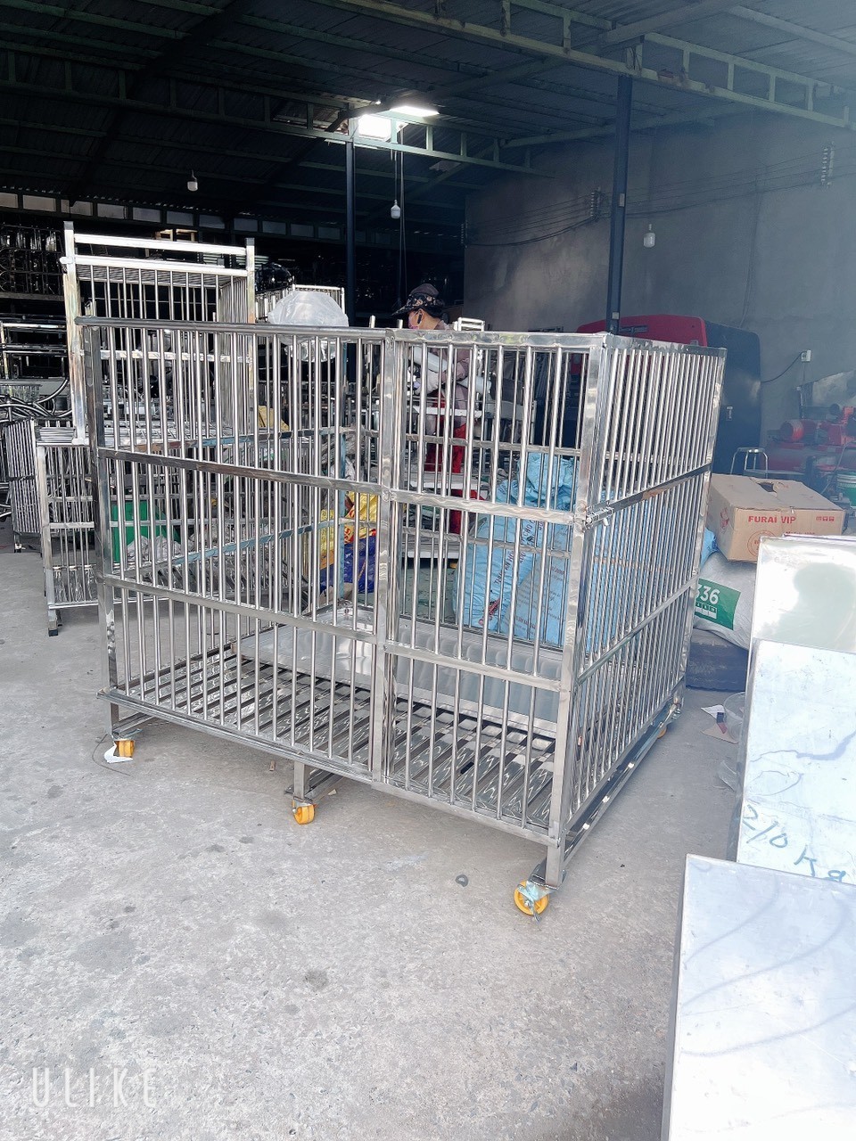 Chuồng Chó Inox
