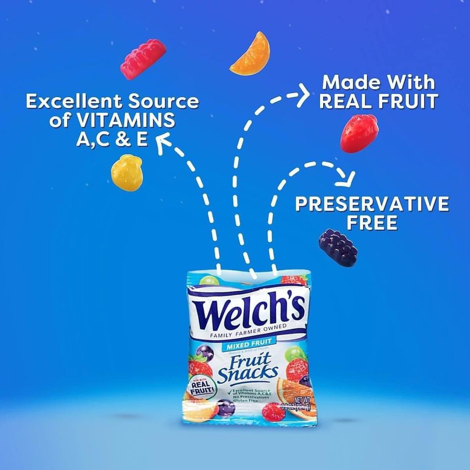 Kẹo dẻo trái cây welch's
