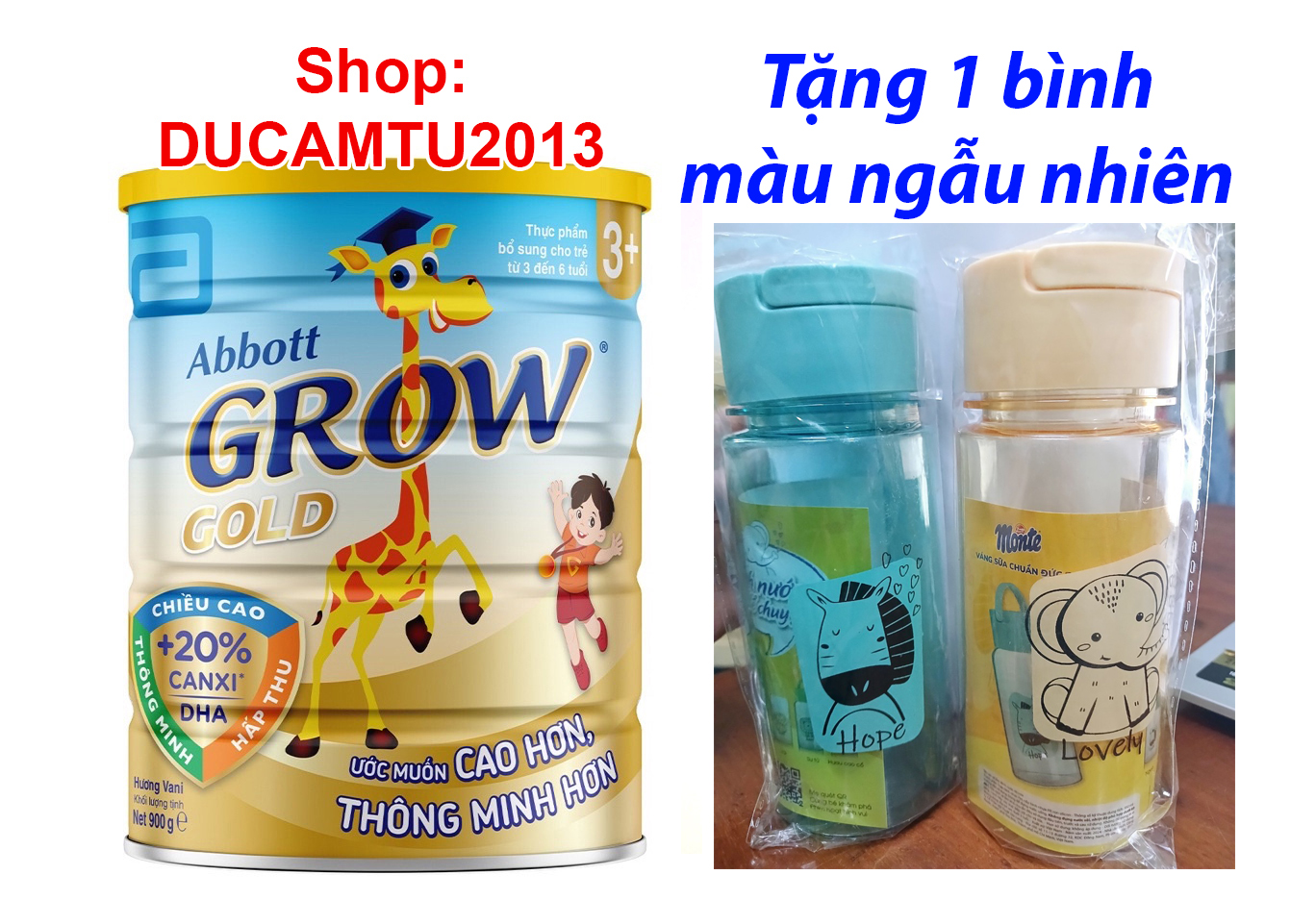 Ssữa bột abbott grow gold 3+ 900g hsd 12-2024