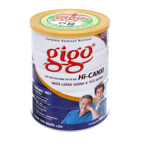 Sữa Bột Gigo Hi-Canxi 900g ngăn ngừa loãng xương