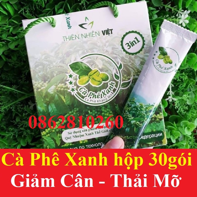 Coffee Giảm Cân Cà Phê Xanh Thiên Nhiên Việt
