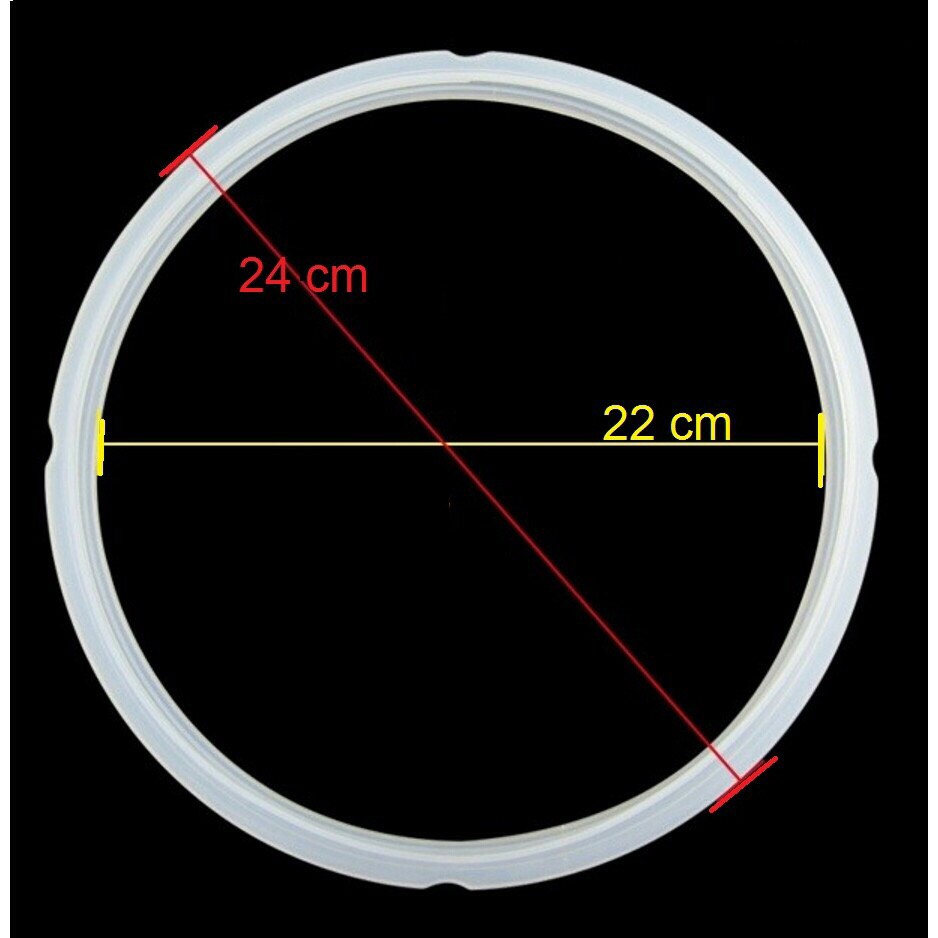 Gioăng nồi áp suất điện đa năng roăng nồi điện size 22cm- 24cm
