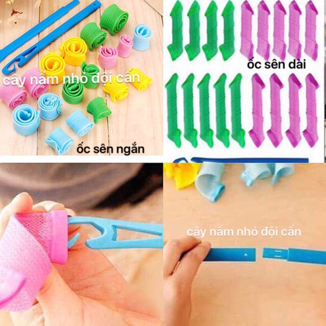 Lô ốc sên:lô uốn xoăn không dùng nhiệt