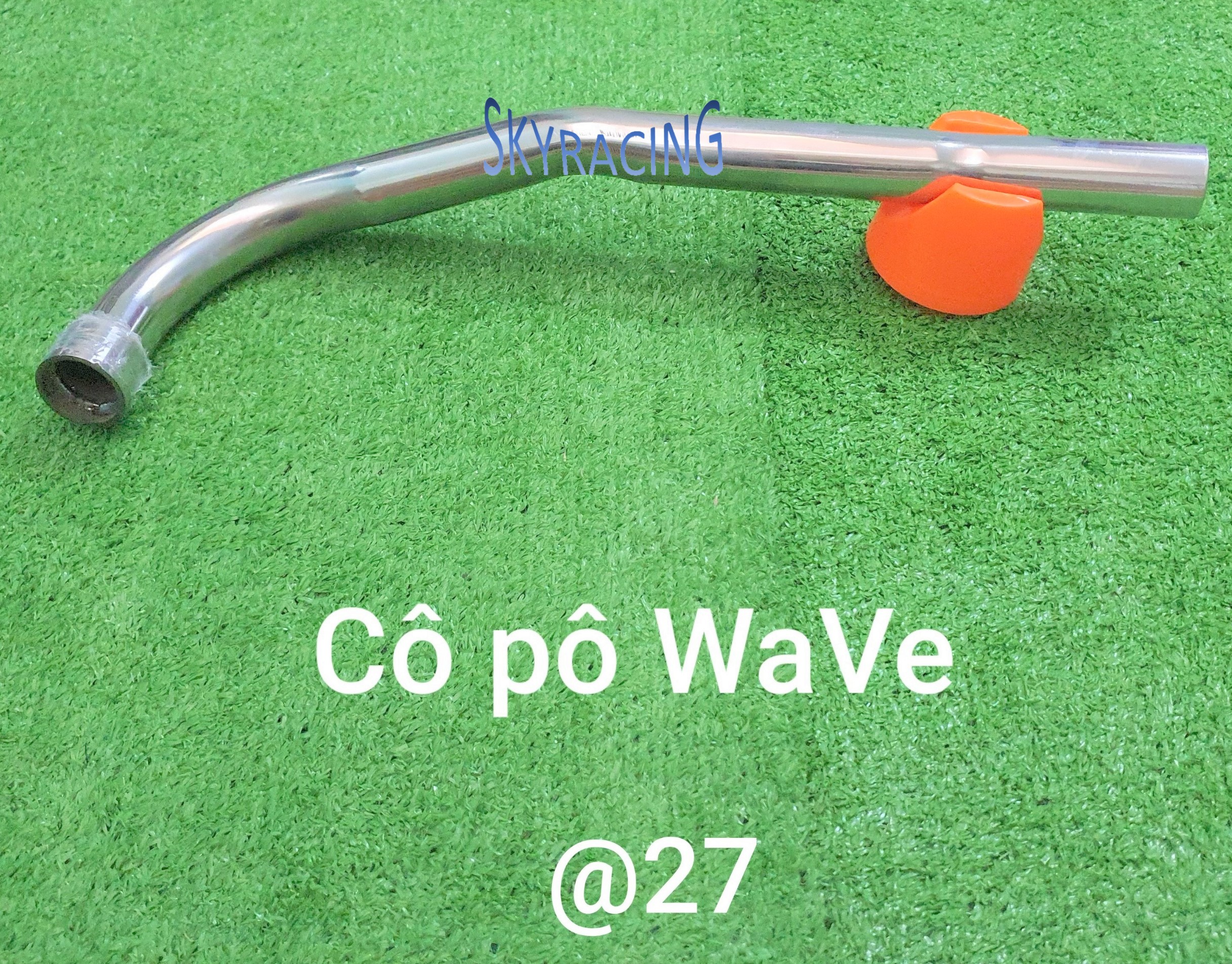 Cổ pô inox 304 gắn pô zin xe Wave