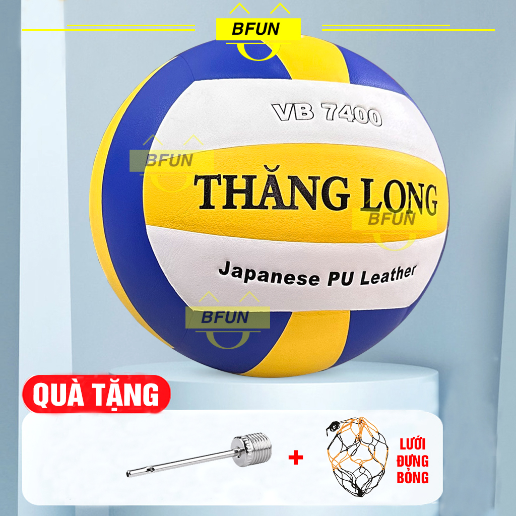 Banh Bóng Chuyền Thăng Long VB7400 Tặng Kim Và Túi Đựng - Bóng Chuyền Đấu Giải Đồ Chơi Thể Thao Ngoà