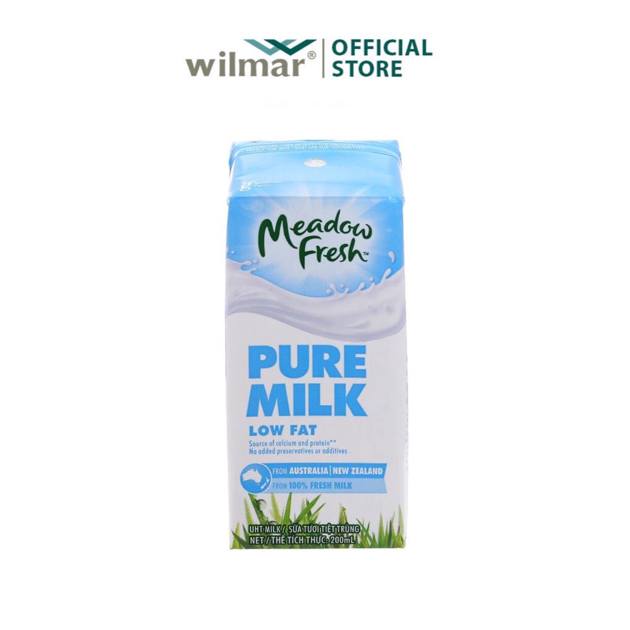 Sữa tươi ít béo meadow fresh 200ml - sữa tươi nhập úc