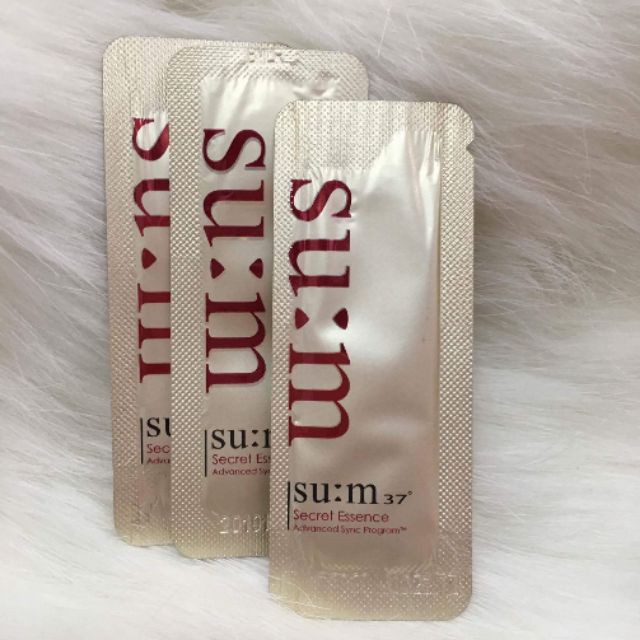 Set 10 gói Sample Nước thần Sum 37 Secret Essence Advanced