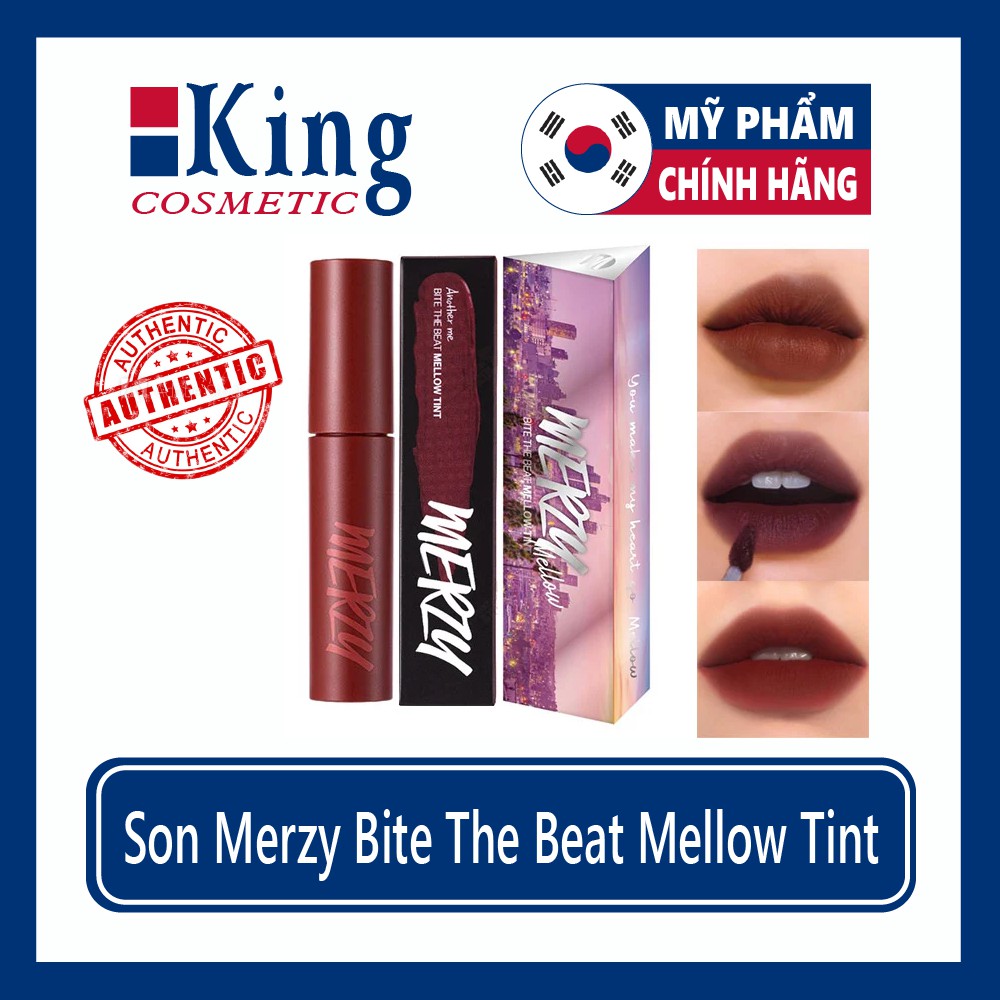 Son Kem Siêu Lì, Mịn Môi Merzy Bite The Beat Mellow Tint