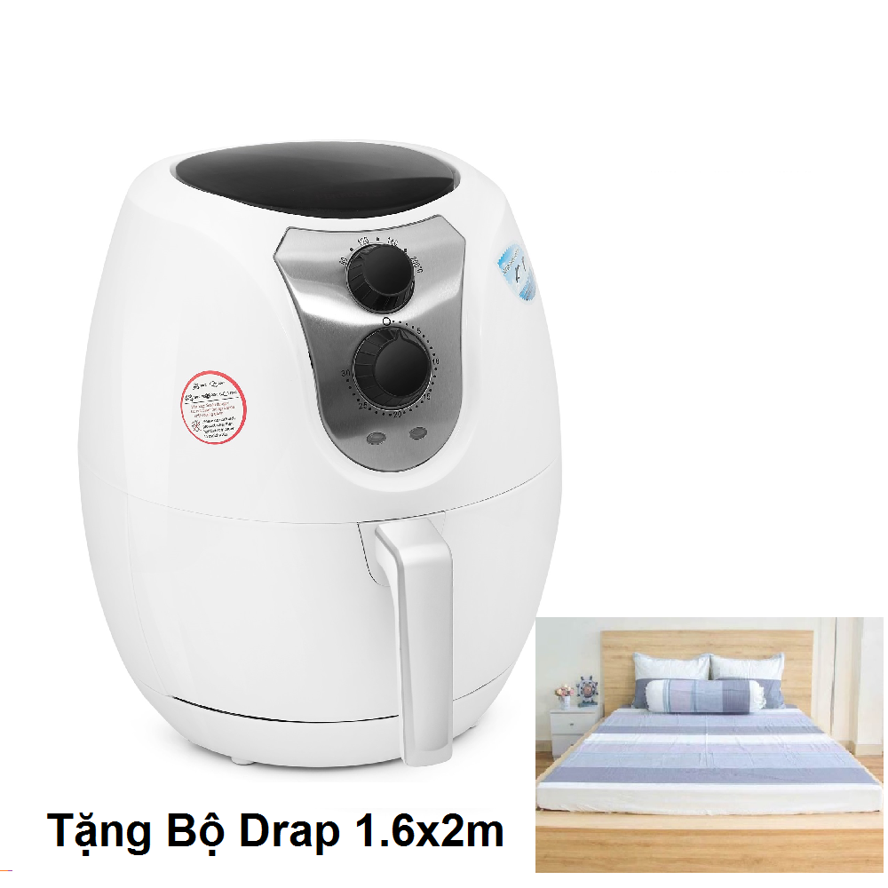 [HCM]Nồi Chiên Nướng Không Dầu Perfect USA - Công Suất 1400w - Dung Tích Khổng Lồ 4L - Công Nghệ Rapid Air - Bảo Hành 12 Tháng