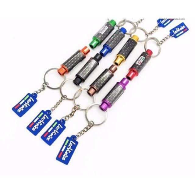 Móc Chìa Khoá Pô Leovince Nhôm + Mủ Chữ Leovince