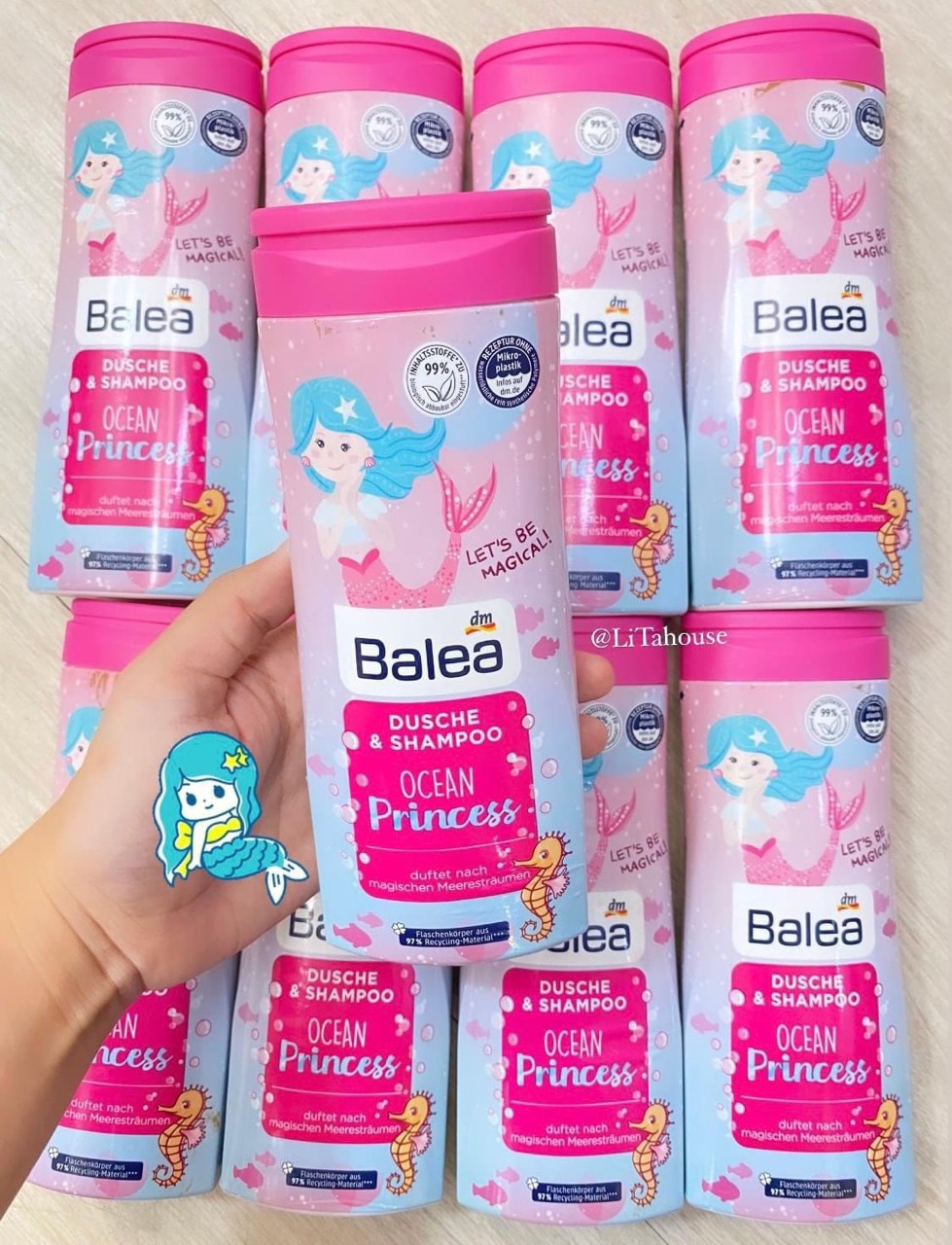 Sữa tắm gội cho bé Balea 300ml - Hàng Đức chính hãng