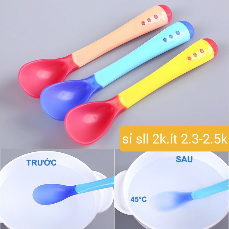 Hộp 2 chiếc thìa ăn dặm cho bé