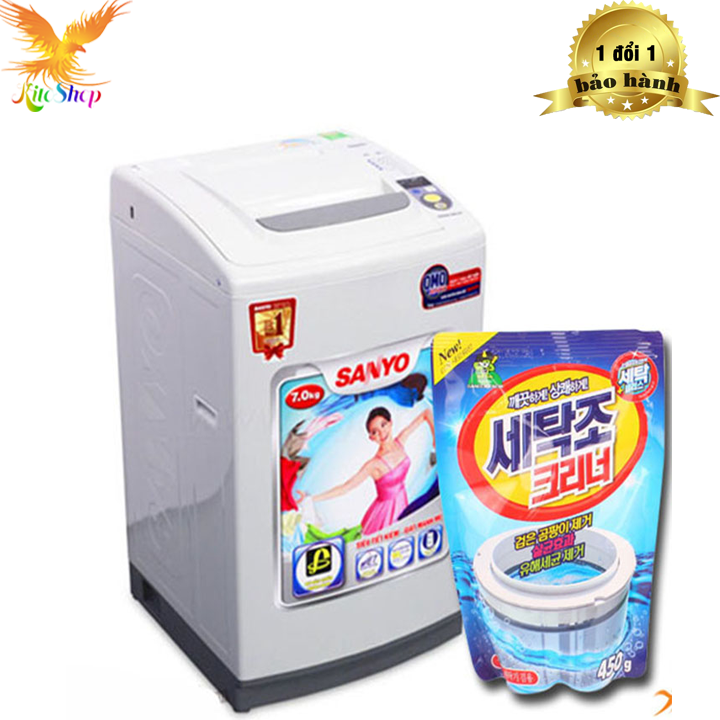 Bột tẩy rửa vệ sinh vi khuẩn lồng máy giặt