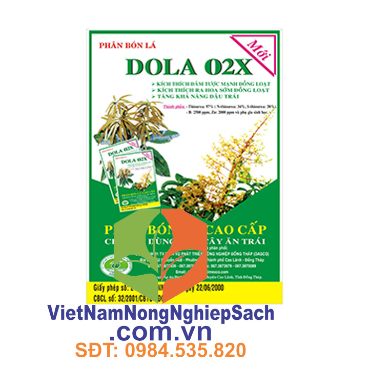 Dola 02x - kích thích cho cây trồng ra hoa đồng loạt