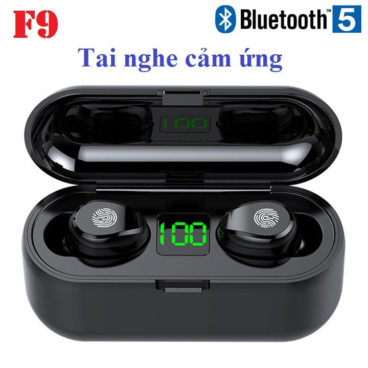 ( Hot ) Tai Nghe Bluetooth Không Dây 5.0 Amoi F9 PIN Trâu Sạc Nhanh,Chống Nước -Tai Nghe Kiêm Sạc Dự Phòng 3500 mAh - Với Chất Âm Thanh HiFi TWS True Wireless Hifi Siêu Bass - Micro HD Chống Ồn - Tai Nghe Thích Hợp Với Các HDH Androi, IOS, ...