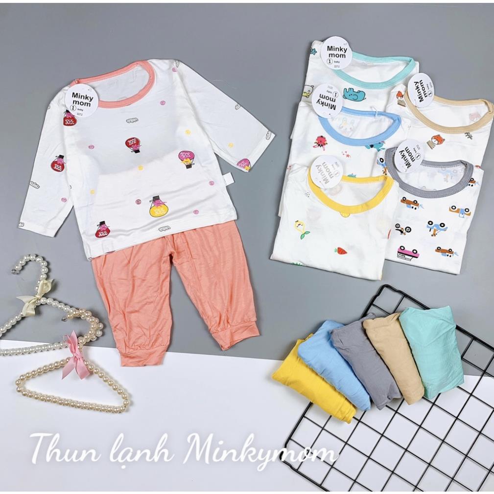 Bô thun lạnh dài tay hàng loại 1 cho bé trai gái shopcualinh