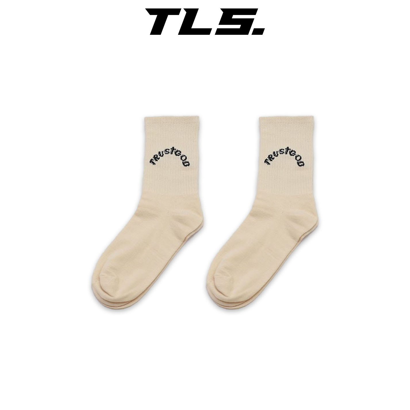 Tất Sunday Service Trust God cổ cao phong cách size 36-44