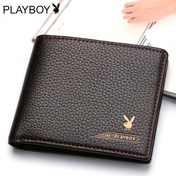 Ví da nam dáng ngang playboy cao cấp plb89