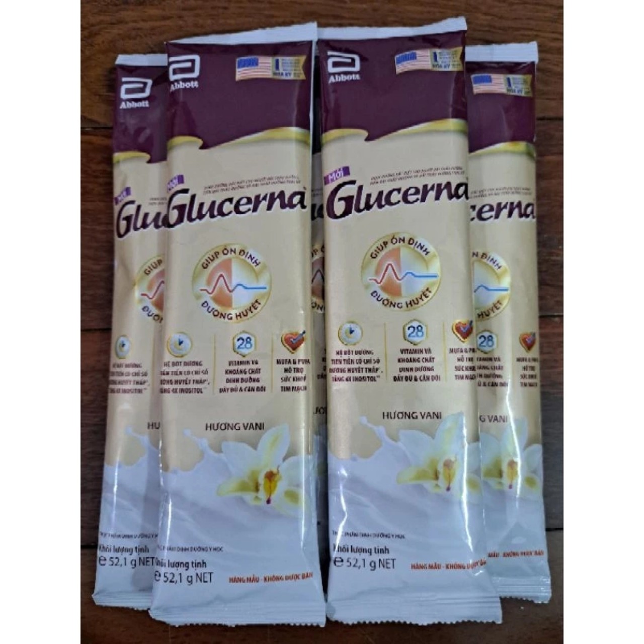 Sữa bột gói glucerna tiể u đư ờng mẫu mới date 2025