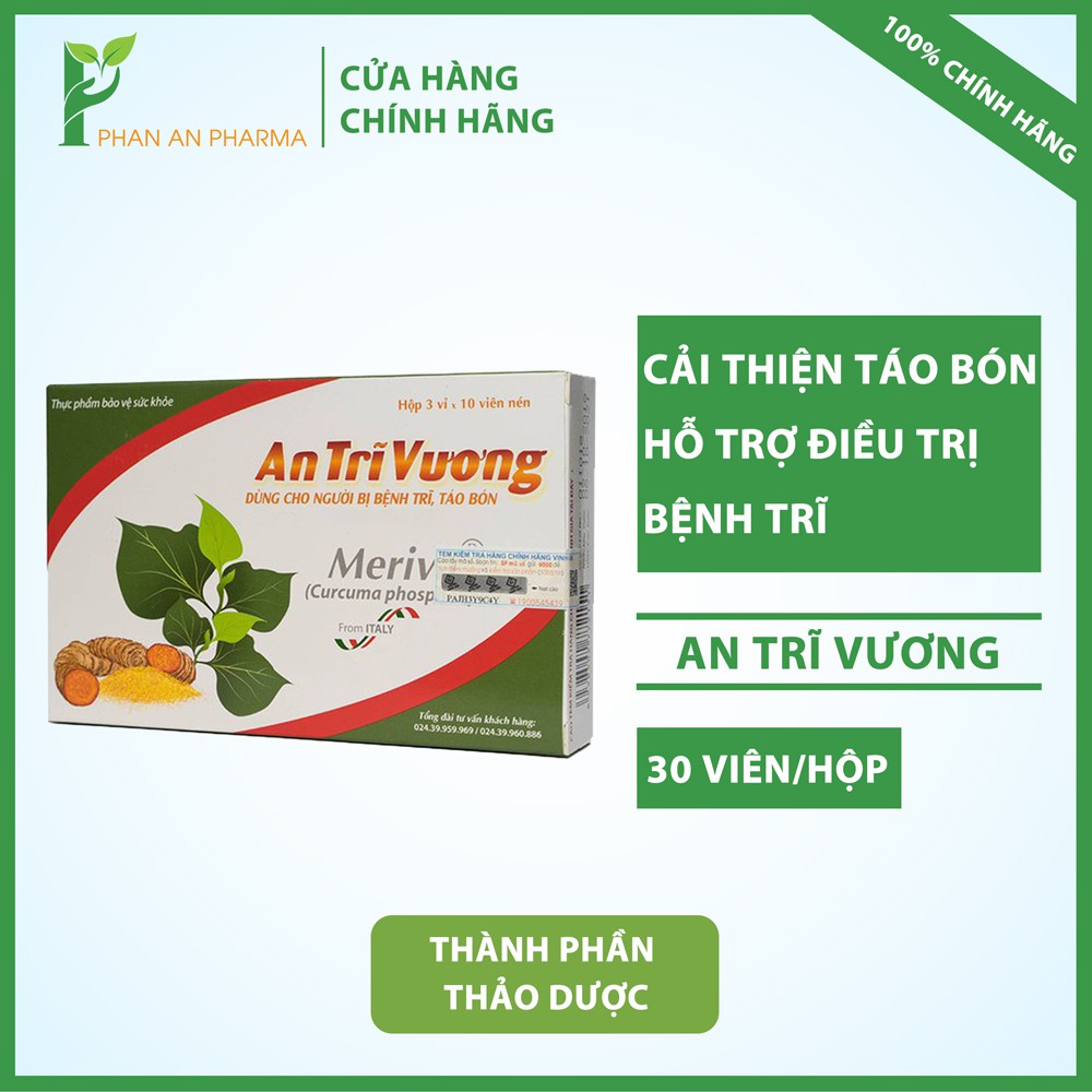 An Trĩ Vương - Hỗ trợ cải thiện táo bón hỗ trợ cải thiện bệnh trĩ - CN86