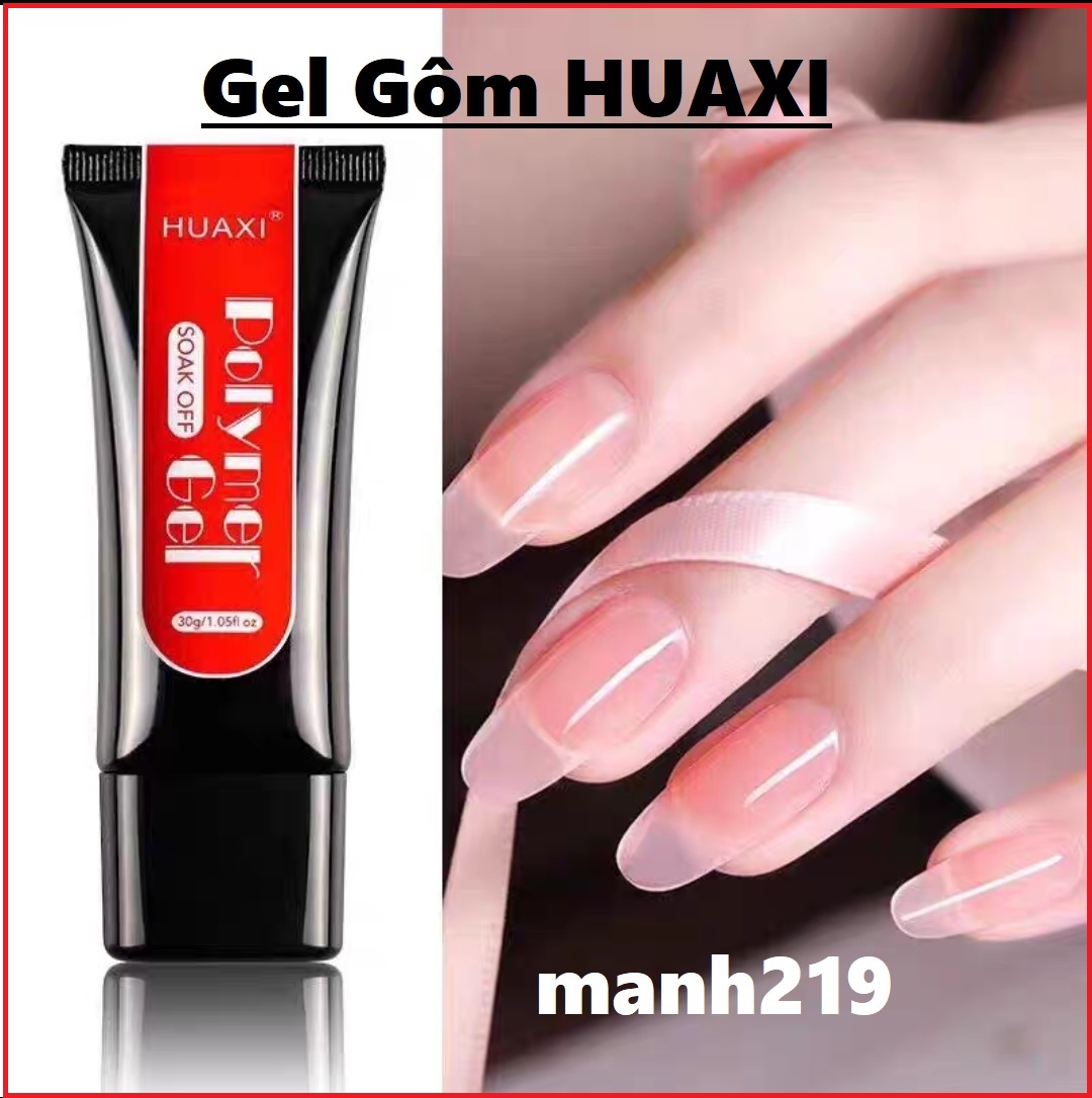 Gel gôm huaxi đắp nối móng úp tuýp 30ml - lazada