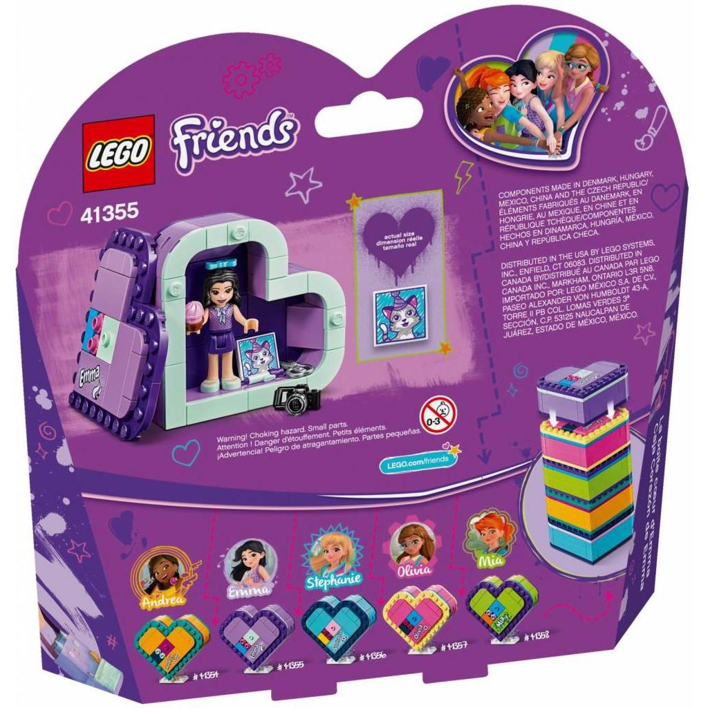 Hộp Quà Tặng Trái Tim - LEGO Friends Emma's Heart Box - Lego 41355