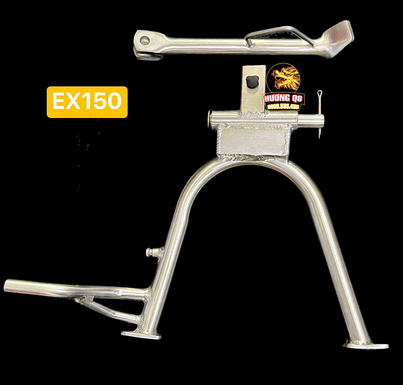 Chân chống đứng - nghiêng, gác máy, đạp thắng Inox 304 cho nhiều dòng xe