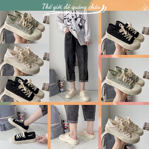 [XẢ KHO] Giày sneaker nữ lưới thoáng khí phong cách Hàn Quốc, Sục nữ mềm êm (6688)