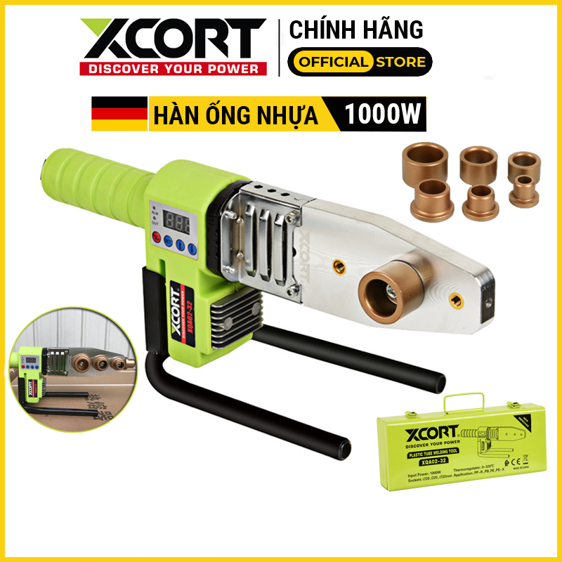 MÁY HÀN ỐNG NHIỆT-MÁY HÀN ỐNG NHỰA XCORT 1000W-CHÍNH HÃNG