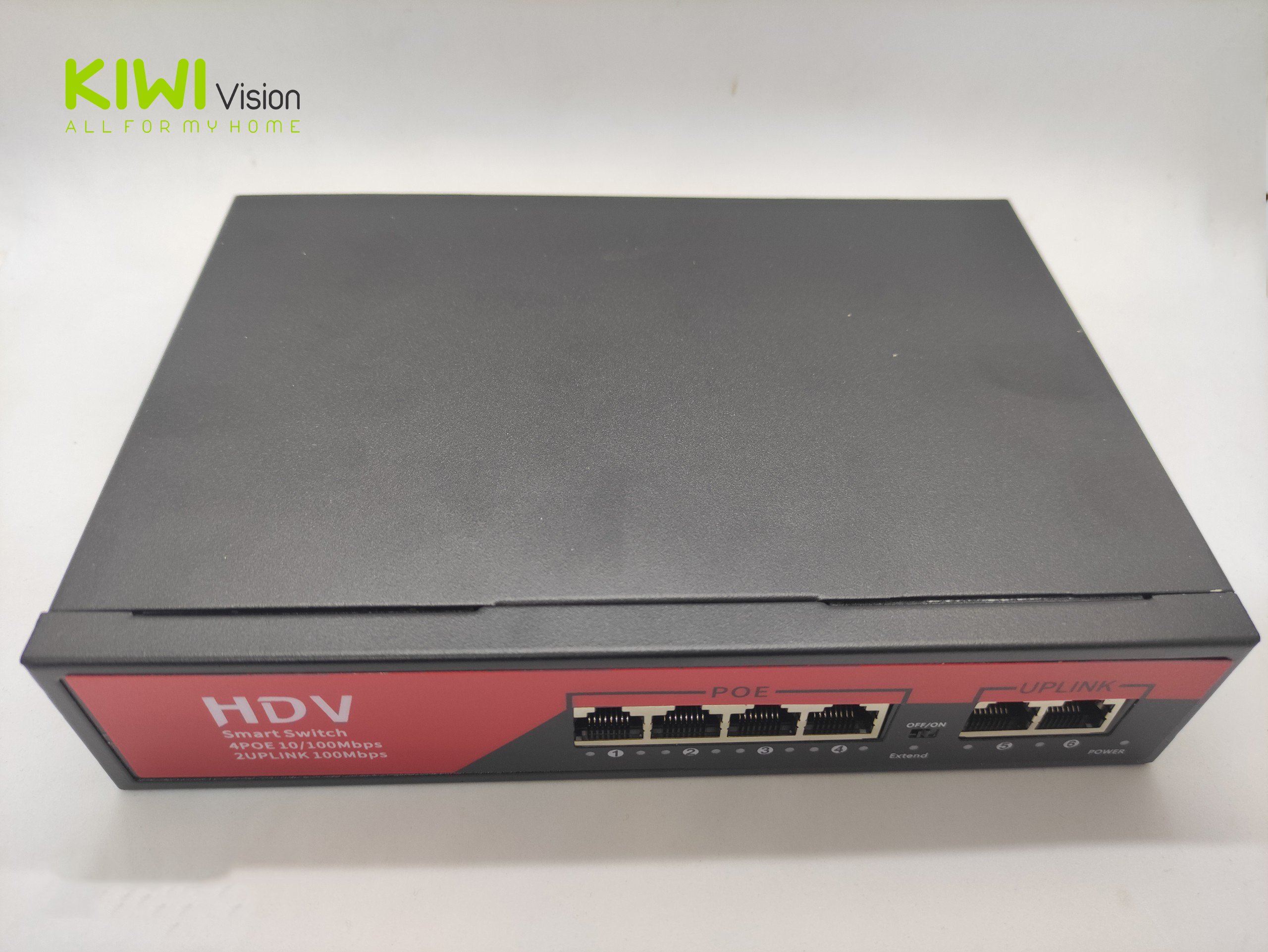 Đầu chia mạng POE 4 kênh Switch POE  cổng chuyên dụng lắp camera IP POE  siêu bền, 4 cổng POE, 2 Công UP Link