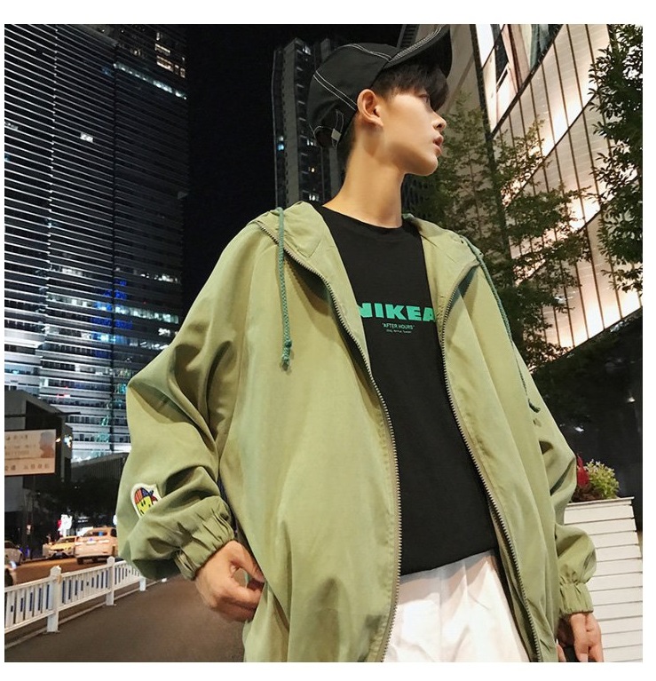 [HCM]Áo khoác dù 2 lớp Forever Love phối màu Hàn Quốc  XH003