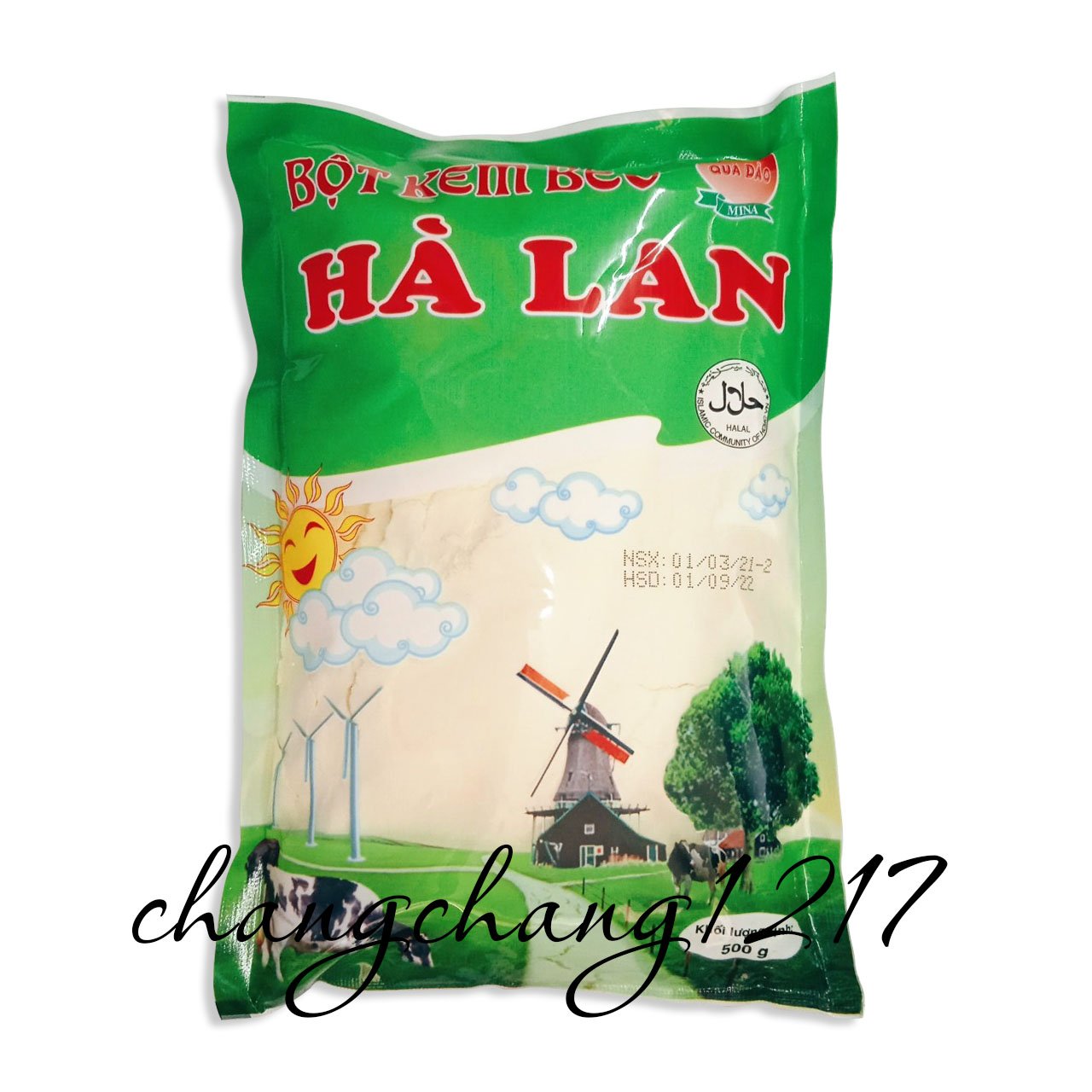 Bột Kem Béo Pha Trà Sữa Hà Lan Mina Gói 500gr (Mina)