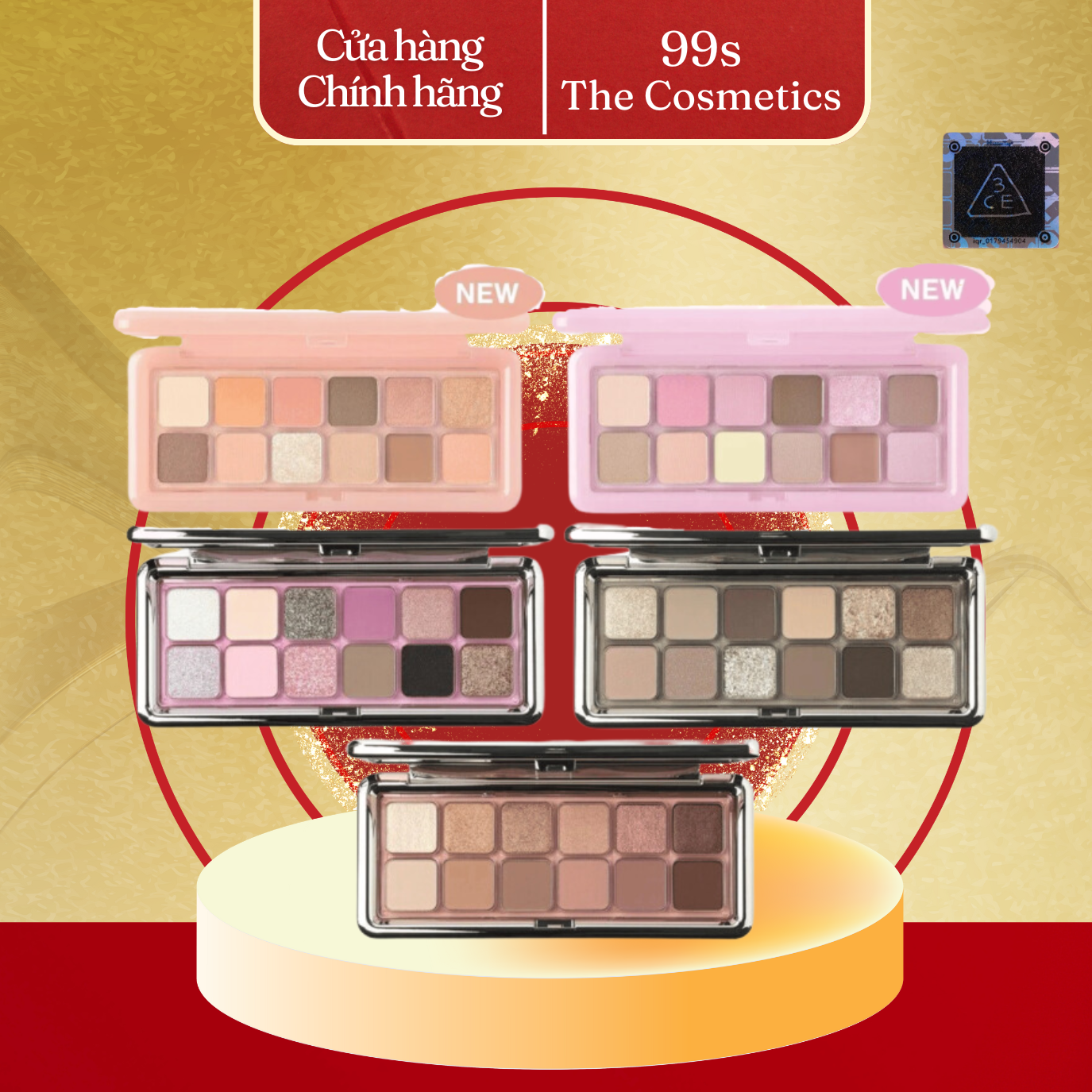 Bảng Phấn Mắt 3CE New Take Eyeshadow Palette 12 Ô