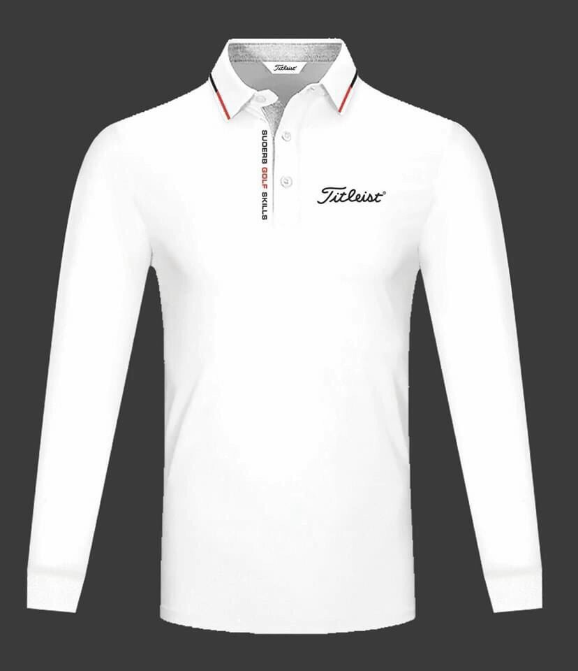 Áo golf nam TTL new shop golf hồng nhung